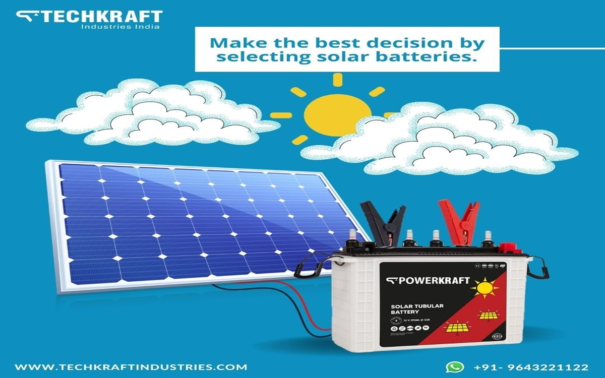 solar tubular battery